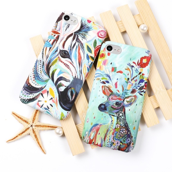 Accessories - NEW 7/8/7+/8+ iPhone Vintage Painting case